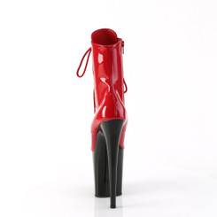 Ботильоны на платформе Pleaser красные FLAM1020/R/B