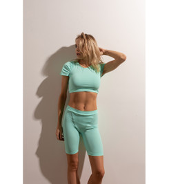 Велосипедки мятные Galaxy Shark