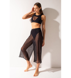 Кюлоты черные сетка Shark