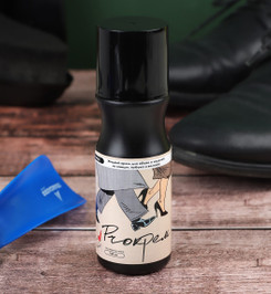 Жидкий крем для замши с губкой, черный, 100 мл