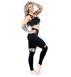 Топ черный Mystique Wink