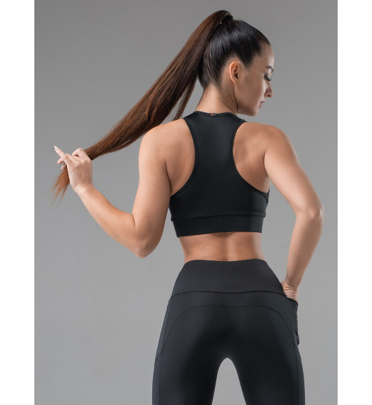 Топ черный Peony I-Style