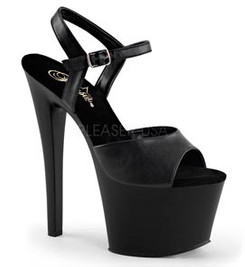 Туфли Pleaser черные SKY309/BPU/M