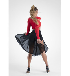 Шорты юбка черные Dolly Max Shadow I-Style