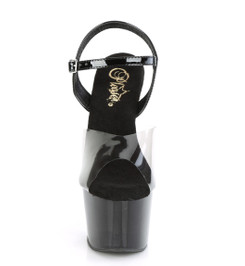 Босоножки Pleaser дымчатые ADO708T-1/SK-BPT/B-C