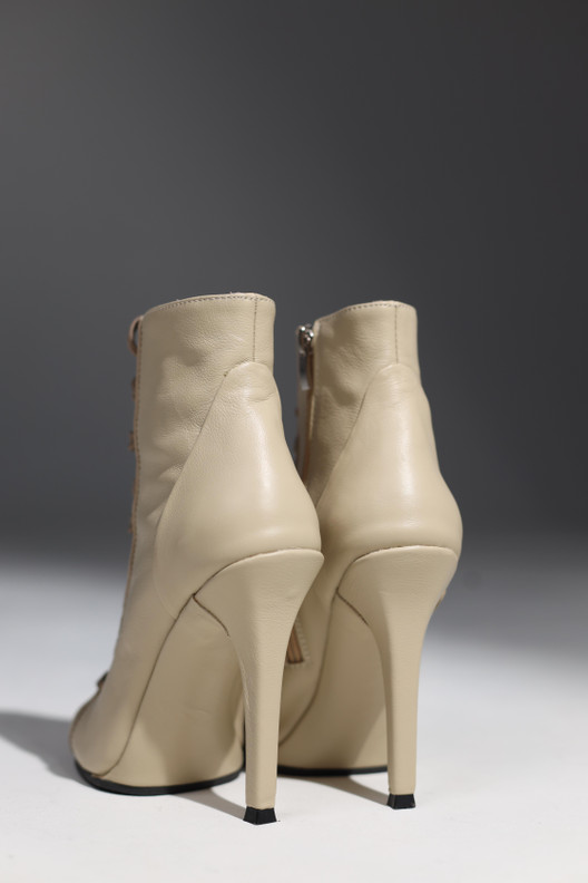 Туфли хилсы Estrella Lux крем ESL1102CR