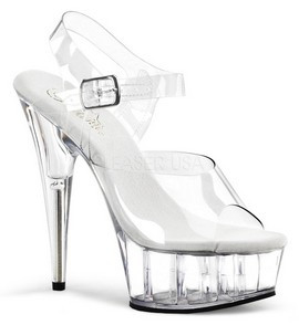 Стрипы Pleaser прозрачные DEL608/C/M