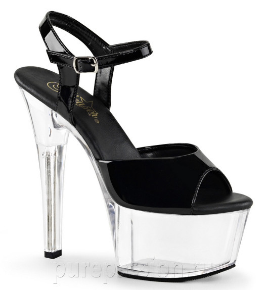 Босоножки Pleaser черные ASP609/B/C