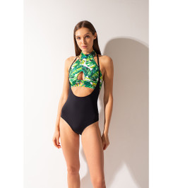 Шорты-подтяжки черные Shark