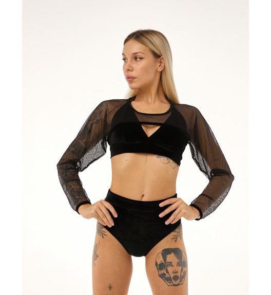 Рашгард черный Bolero Polerina