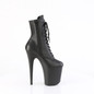 Ботильоны на платформе Pleaser кожанные черные FLAM1020/BLE/M