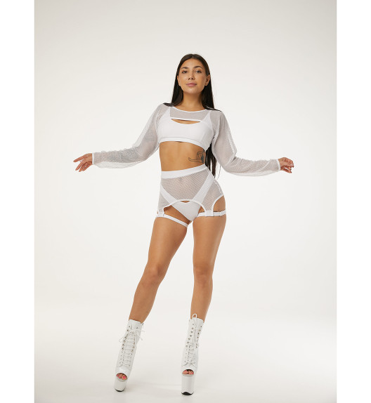 Рашгард белый Bolero Polerina