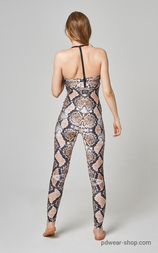 Леггинсы на подтяжках змея Shark