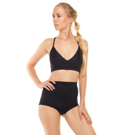 Топ черный Push Up с чашками