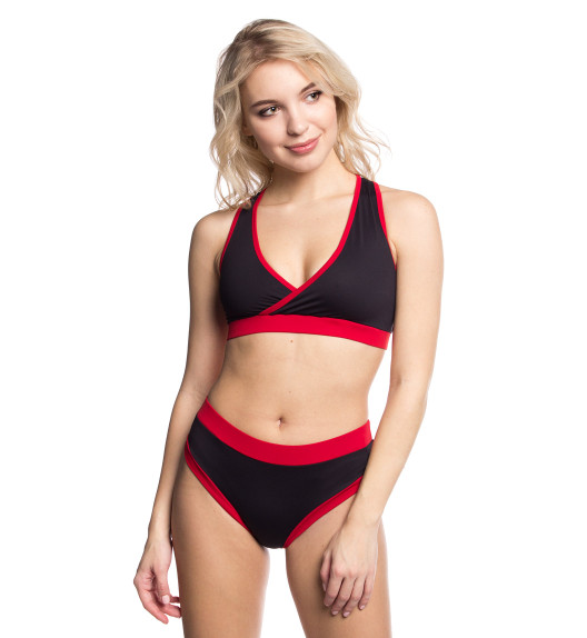 Топ черный с красным Basic Star