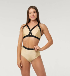 Шорты золотые Shibari Polerina