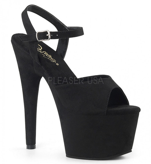 Босоножки Pleaser черные ADO709FS/BFS/M