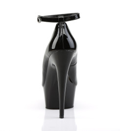 Туфли Pleaser черные DEL686/B/M