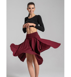 Шорты юбка бордовые Dolly Max I-Style