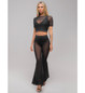 Брюки клеш черные Disco I-Style