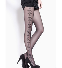 Колготки черные FLORY 04 Giulia