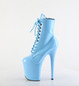 Ботильоны на платформе Pleaser голубые FLAM1020/BB/M