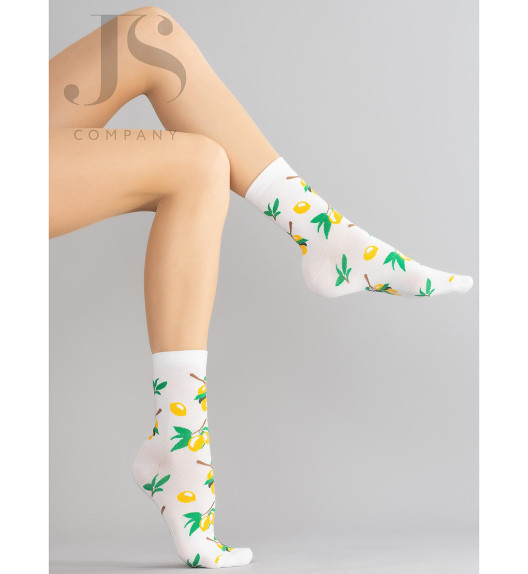 Носки белые WS3 Soft Berry 001 Giulia