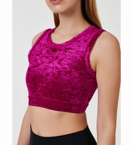 Топ фиолетовый Circle Velvet Star