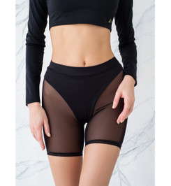 Велосипедки черные из сетки ShadowМиди I-Style