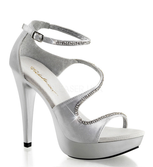 Туфли Pleaser белые CTAIL526/SSA