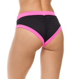 Шорты черные с розовым Basic 