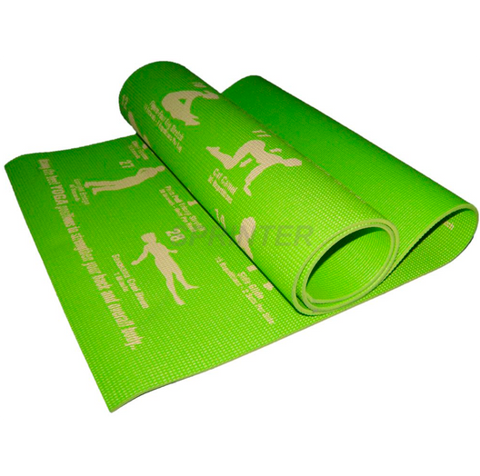 Коврик для йоги зеленый RW-6-З