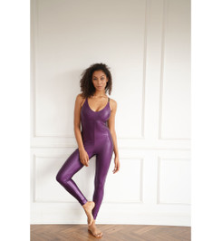 Комбинезон сливовый металлик Milana Shark