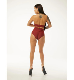 Шорты бордовые Bikini Polerina