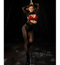 Комбинезон черная сетка Лилит EXORCE