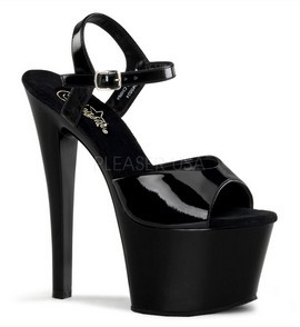 Стрипы двойки Pleaser черные SKY309/B/M