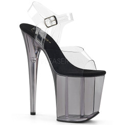 Стрипы Pleaser черные FLAM808T/C/SMK