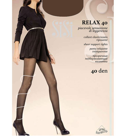 Колготки телесные RELAX 40 SiSi