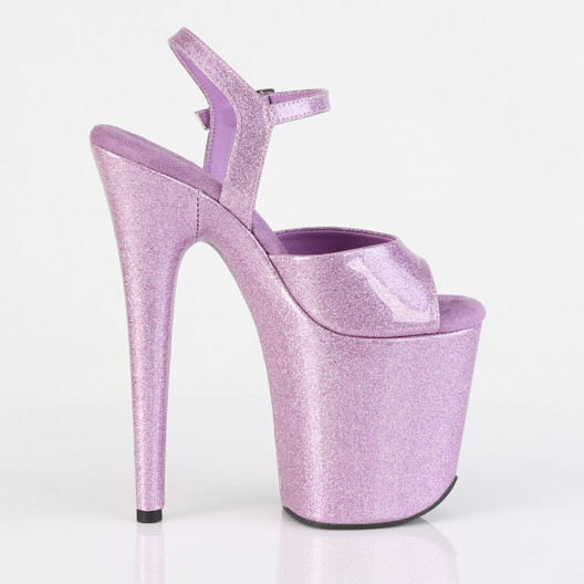 Стрипы тройки Pleaser сиреневые с блеском FLAM809GP/LLG/M