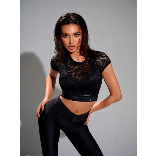 Кроп-топ Mini Rash Fresh "Black" Bona Fide