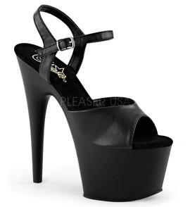 Босоножки Pleaser черные ADO709/BPU/M