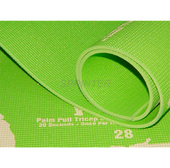 Коврик для йоги зеленый RW-6-З