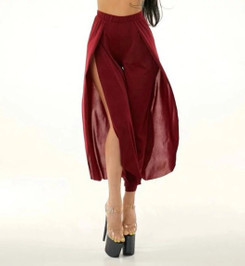 Кюлоты бургунди Kiara Polerina