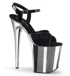 Стрипы Pleaser черные FLAM809/B/SCH