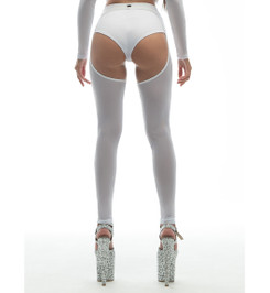 Лосины белая сетка c поясом "Teatro" I-Style