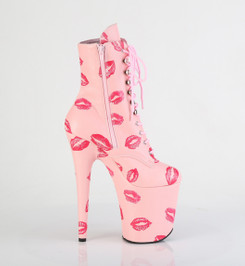 Ботильоны на платформе Pleaser розовые FLAM1020KISS/BPPU/M