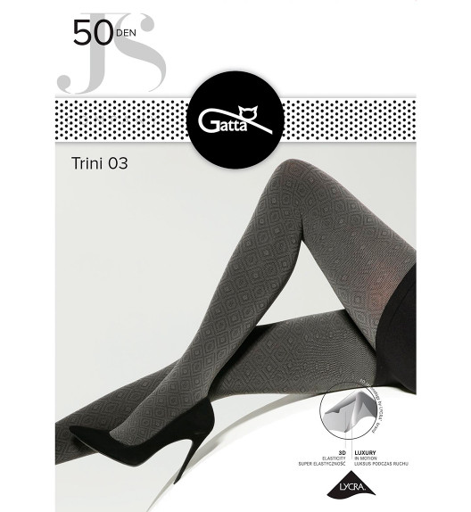 Колготки черные TRINI 03 Gatta