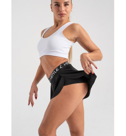 Шорты черные Double Fly Print I-Style