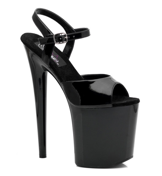 Стрипы Pleaser черные FLAM809/B/M