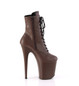 Ботильоны на платформе Pleaser мокко матовые FLAM1020/MOCPU/M